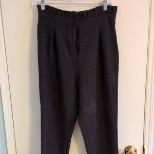 Joe B Women's Dressy Charcoal Textured Pants